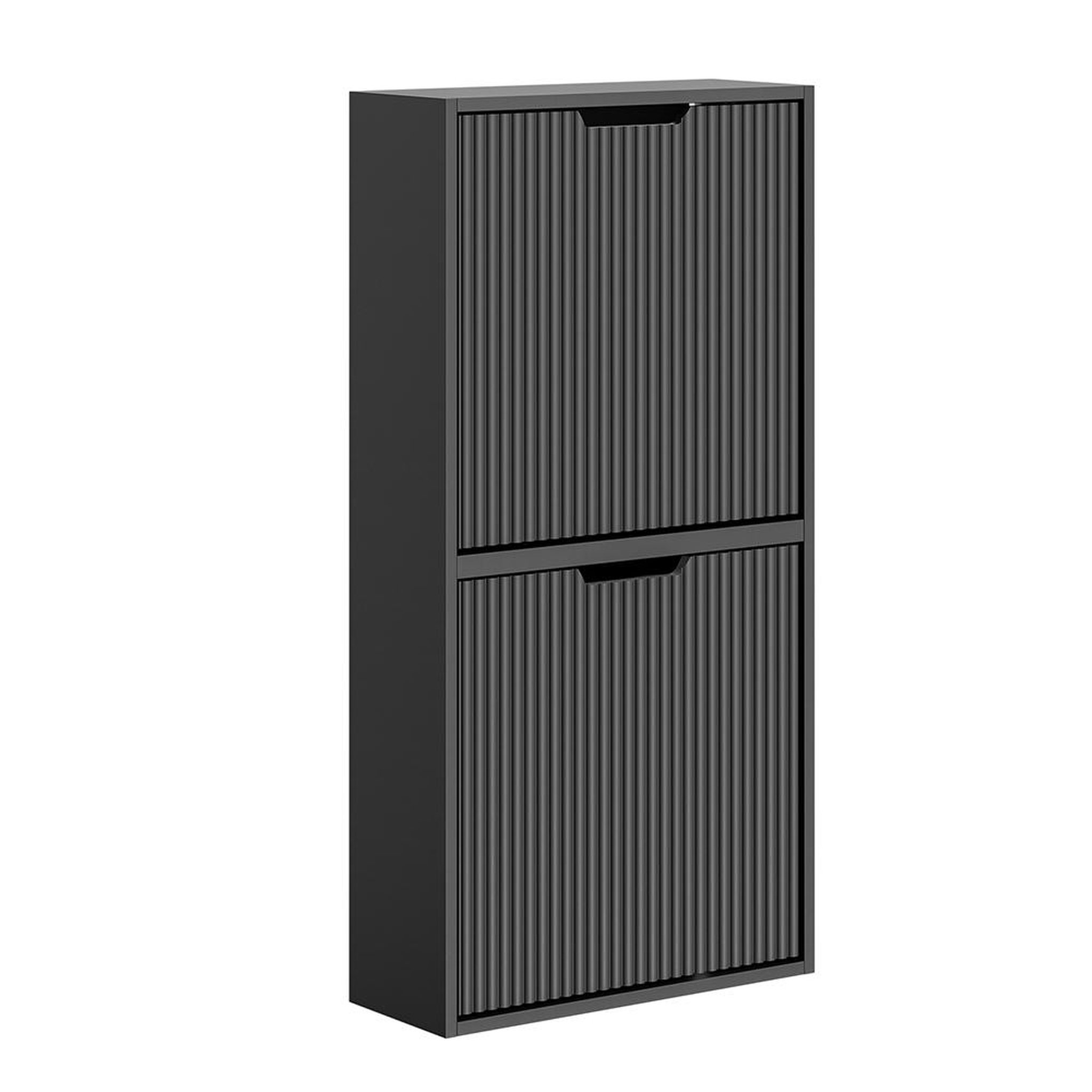 SOBUY Armoire à chaussures Noir 50x19x99 cm FSR204-SCH