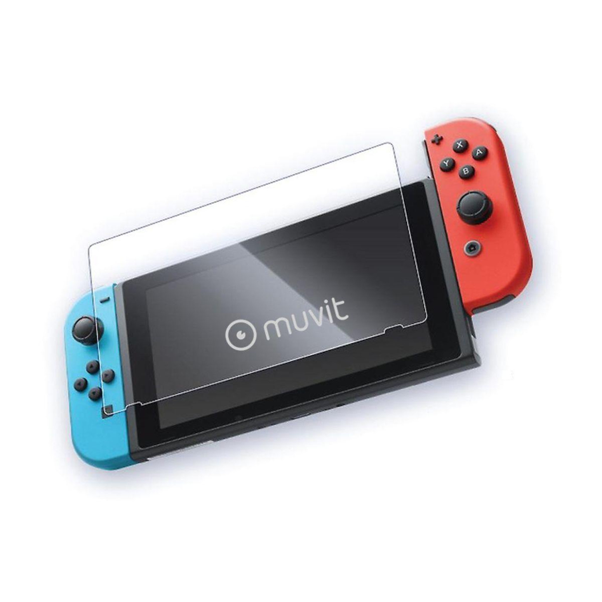 Voir la diapositive 4 : Muvit Protection écran VERRE TREMPE POUR SWITCH