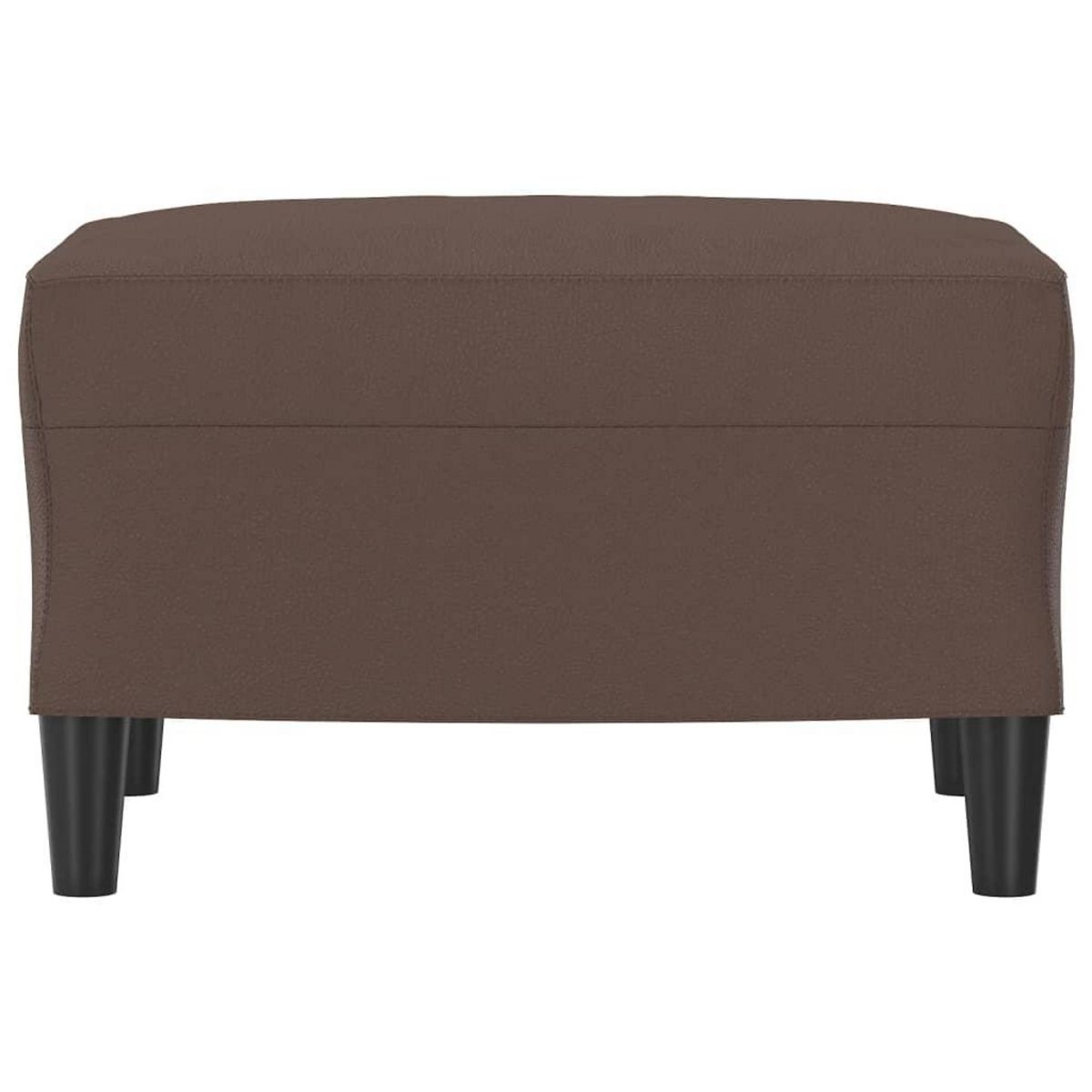 VIDAXL Repose-pied Marron 60x50x41 cm Similicuir