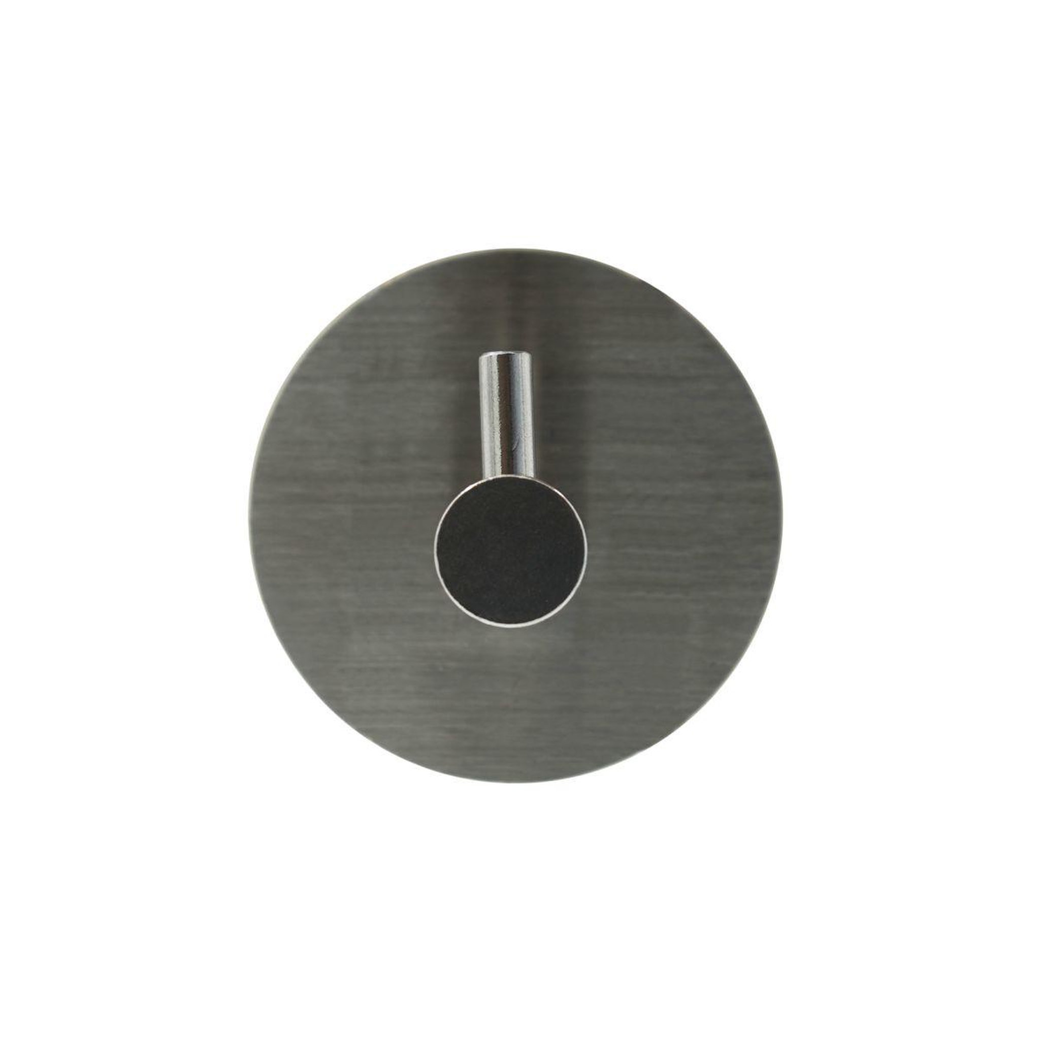Voir la diapositive 3 : Douceur d'Intérieur Lot de 2 patères adhésives rondes  fixeo  5cm chrome