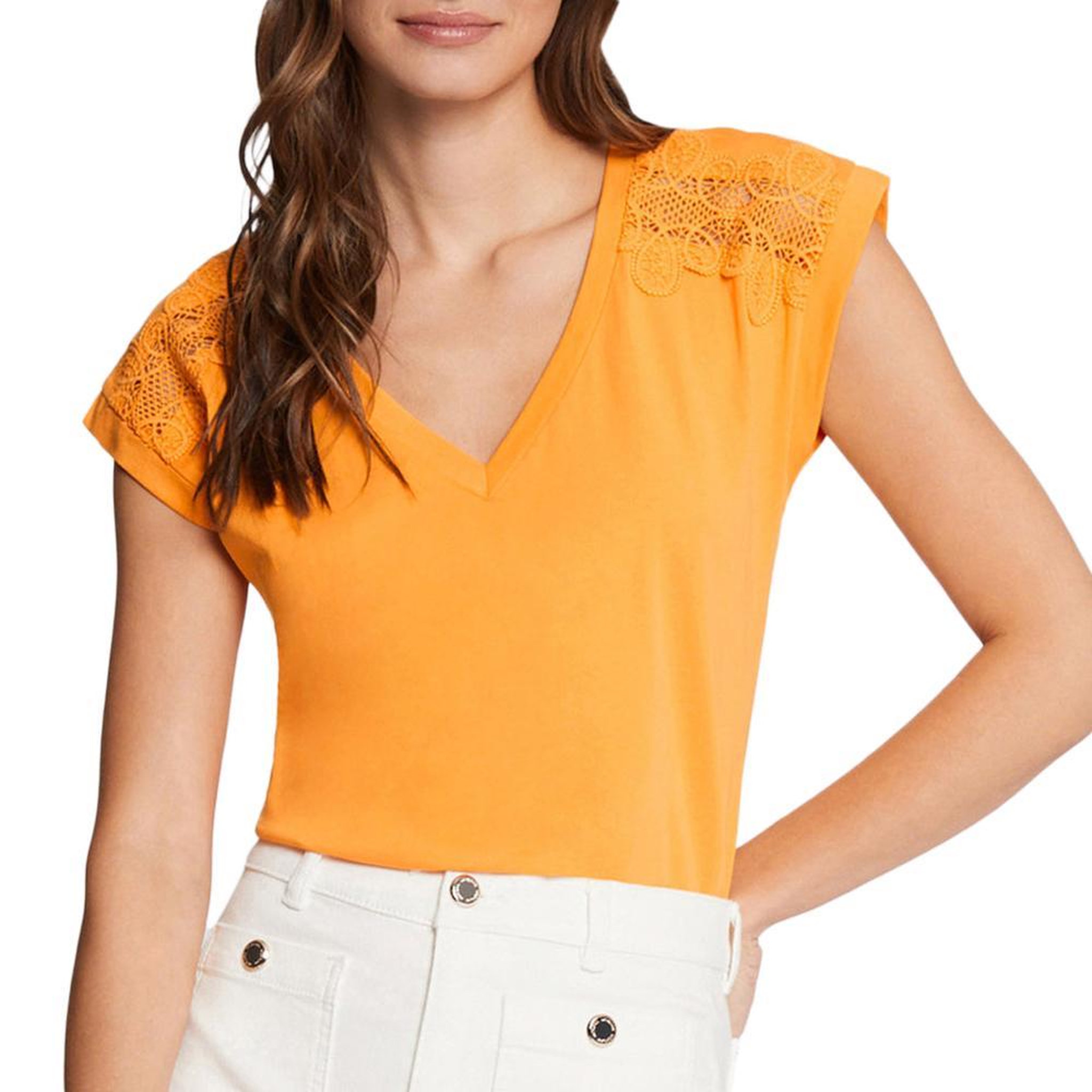 MORGAN T shirt  Femme Morgan Deci. Coloris disponibles : Orange