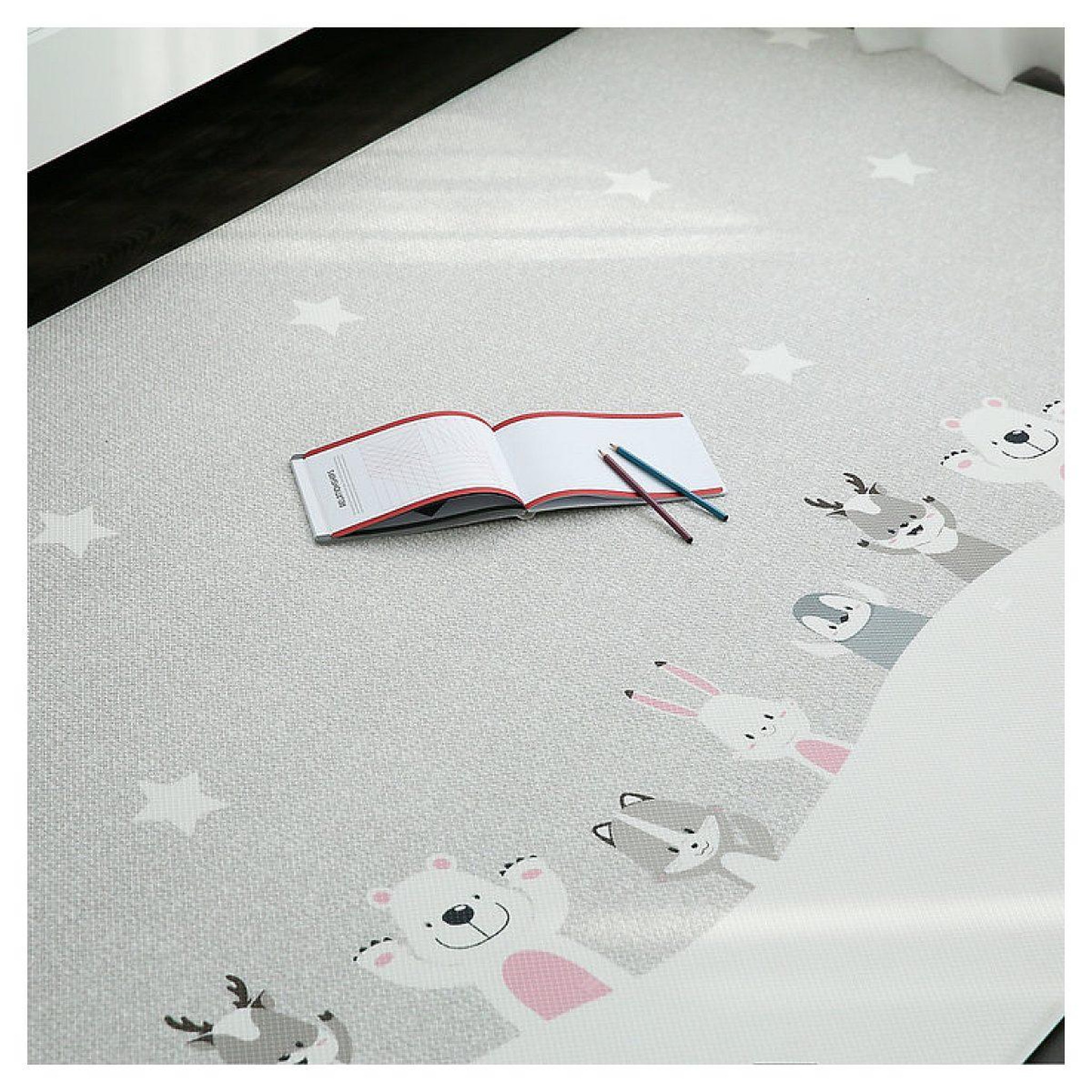 Voir la diapositive 3 : DWINGULER Tapis d'éveil road trip gris