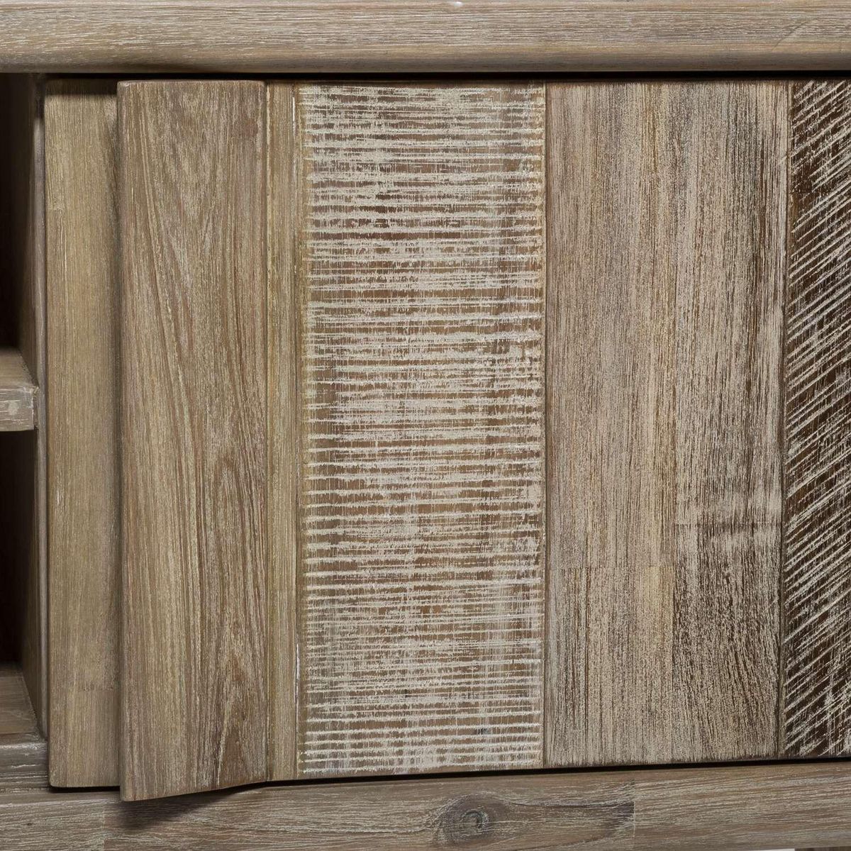 ATMOSPHERA Meuble TV 2 portes en bois BANILA - Beige