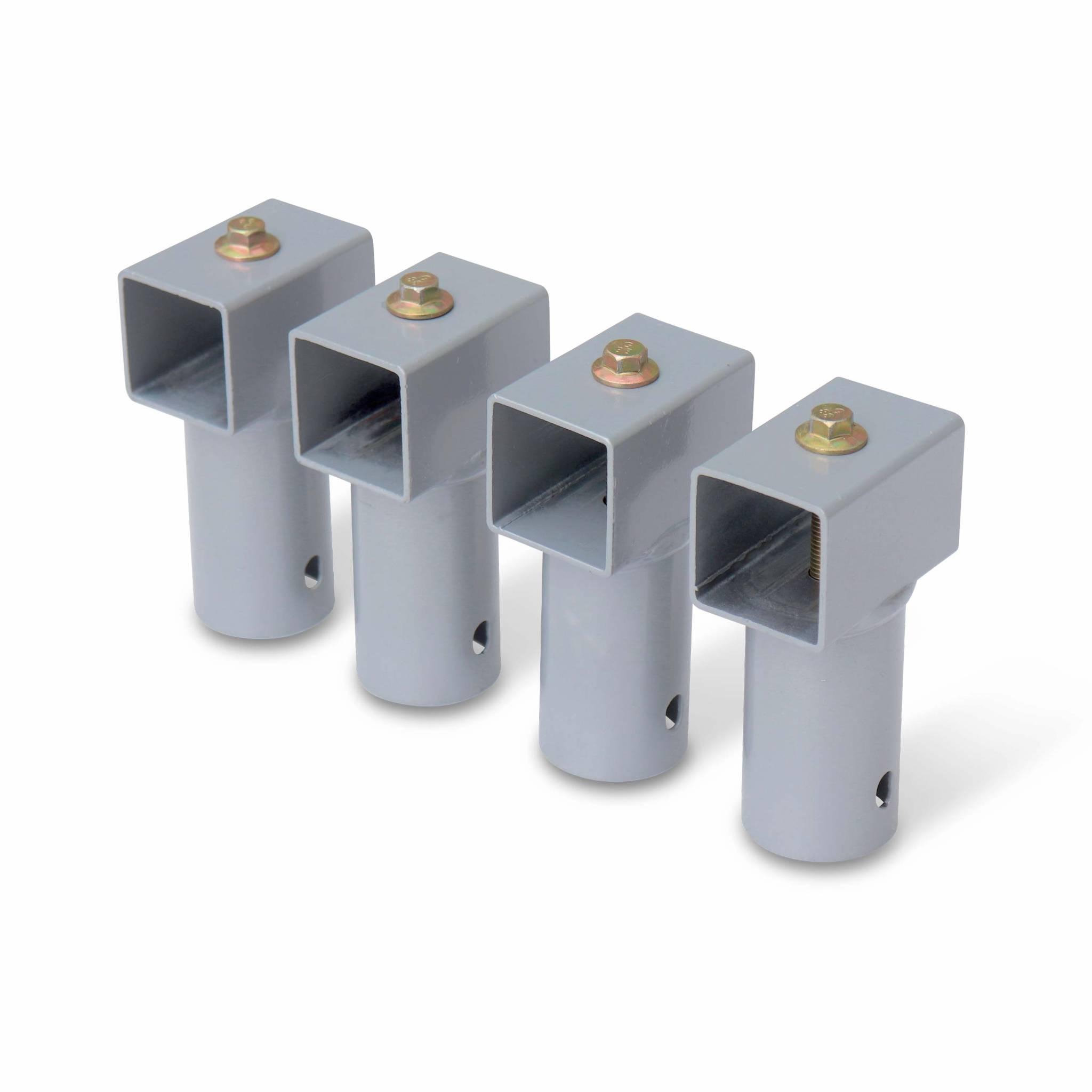 SWEEEK Lot de 4 connecteurs 38x38mm pour trampolines sweeek (anciennement sweeek) de 250 à 400cm de diamètre