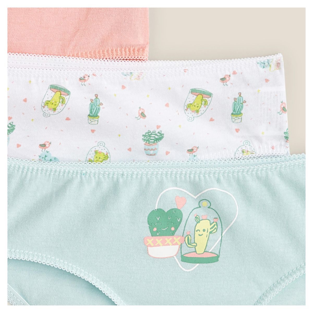 IN EXTENSO Lot de 4 culottes fille