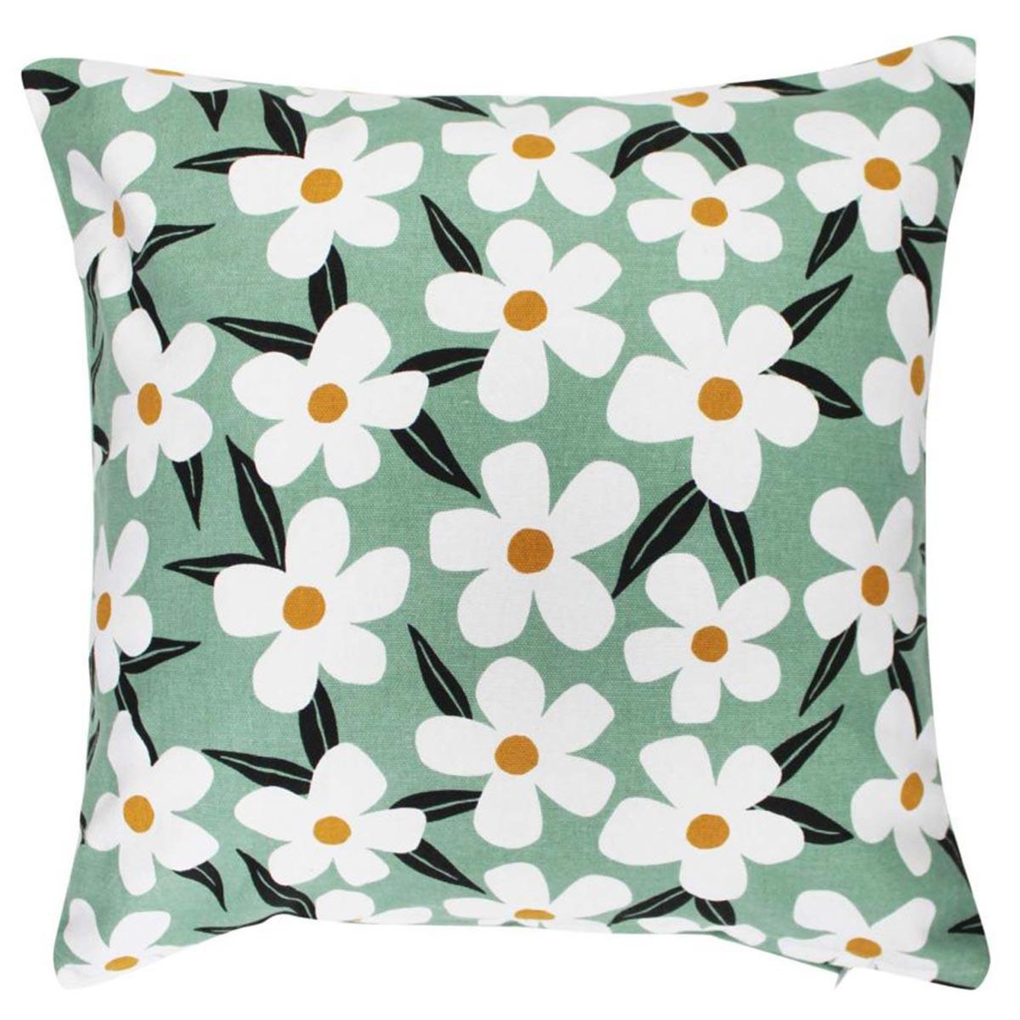 Douceur d'Intérieur Housse de coussin imprimé  darcy  40x40cm sauge