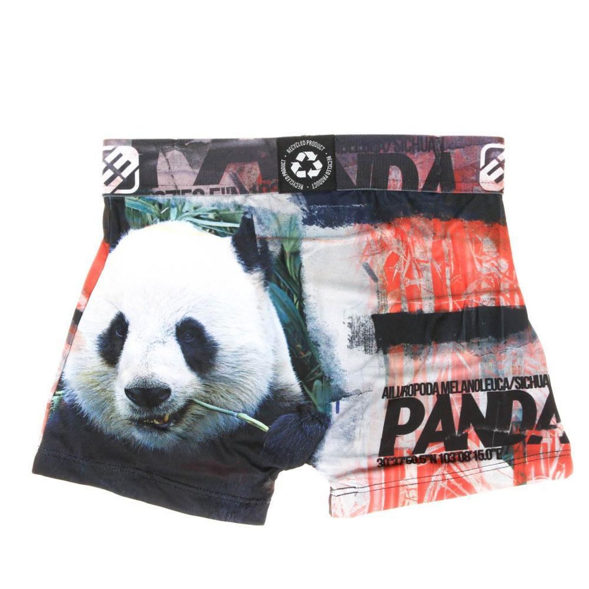 FREEGUN Boxer Noir/ Garçon Freegun Panda