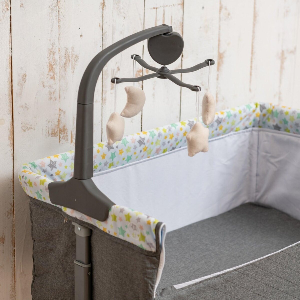 BEBELISSIMO BEBELISSIMO - Lit Cododo - berceau bébé - lit bébé - Calin avec mobile musical - dès la naissannce - beige