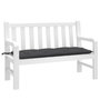 Voir la diapositive 1 : VIDAXL Coussin de banc de jardin anthracite melange 120x50x7 cm tissu