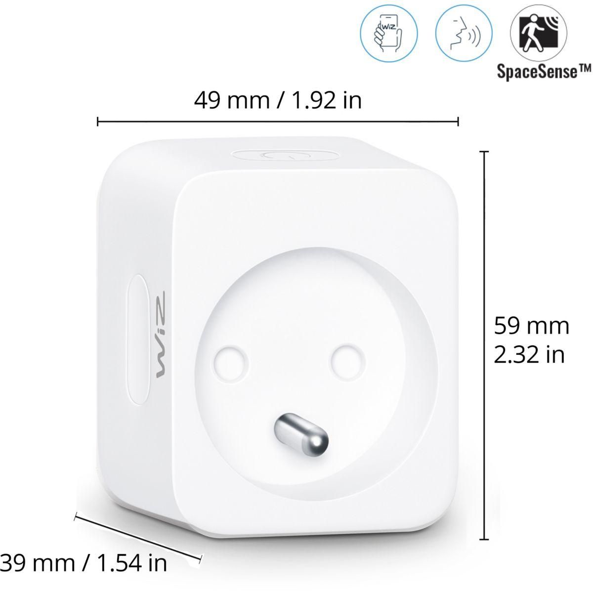WIZ Prise connectée Smart Plug powermeter Type-E