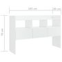 Voir la diapositive 6 : VIDAXL Buffet Blanc brillant 105x30x70 cm Bois d'ingenierie
