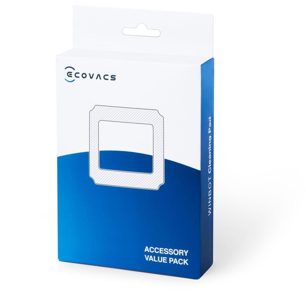 ECOVACS Lingettes et serpillères nettoyage pour Winbot 920 - W-CC02-2043