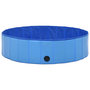 Voir la diapositive 4 : VIDAXL Piscine pliable pour chiens Bleu 120x30 cm PVC