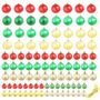 Voir la diapositive 2 : VIDAXL Boules de Noël 100 pcs Rouge/Dore/Vert