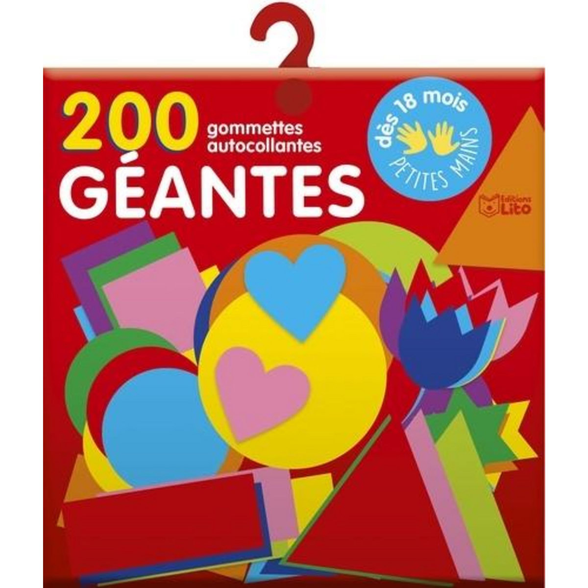 200 GOMMETTES AUTOCOLLANTES GEANTES, Lito
