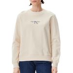 CALVIN KLEIN JEANS Sweat  Femme Calvin Klein Gradient Monologo. Coloris disponibles : Beige