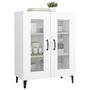 Voir la diapositive 4 : VIDAXL Buffet blanc 69,5x34x90 cm bois d ingénierie