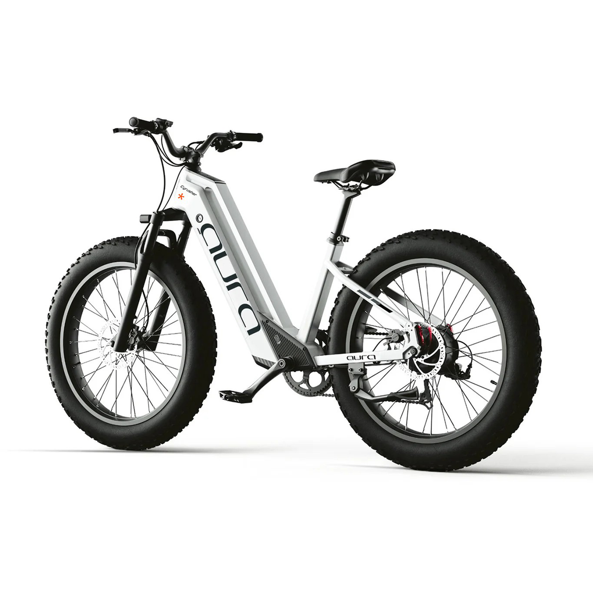 Voir la diapositive 4 : CYRUSHER Vélo électrique Cyrusher Aura à gros pneus 26 pouces