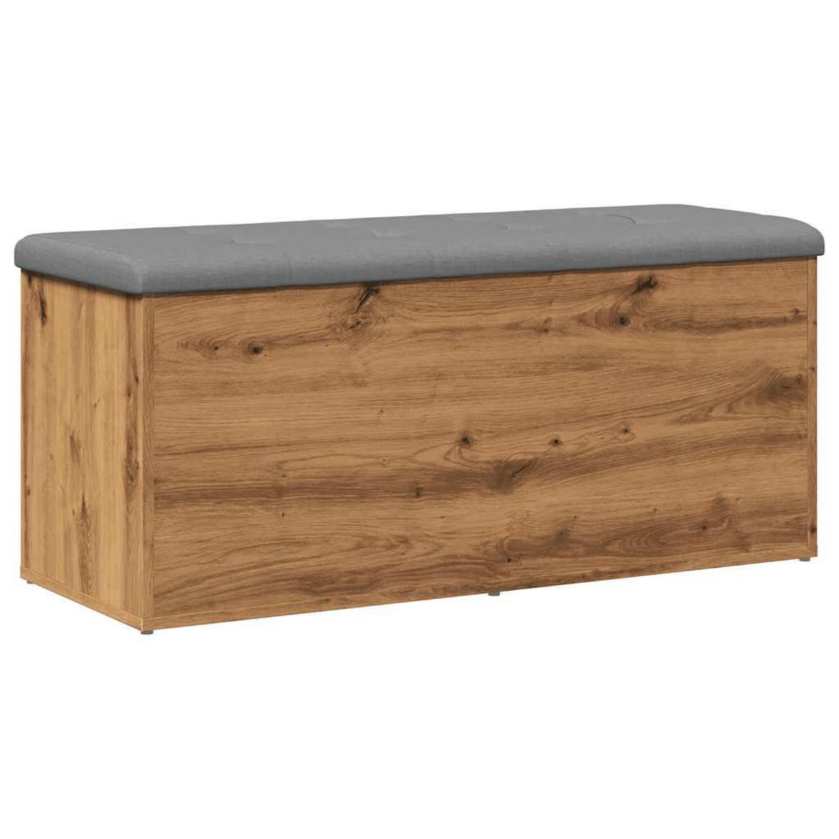 VIDAXL Banc de rangement chene artisanal 102x42x45cm bois d'ingenierie