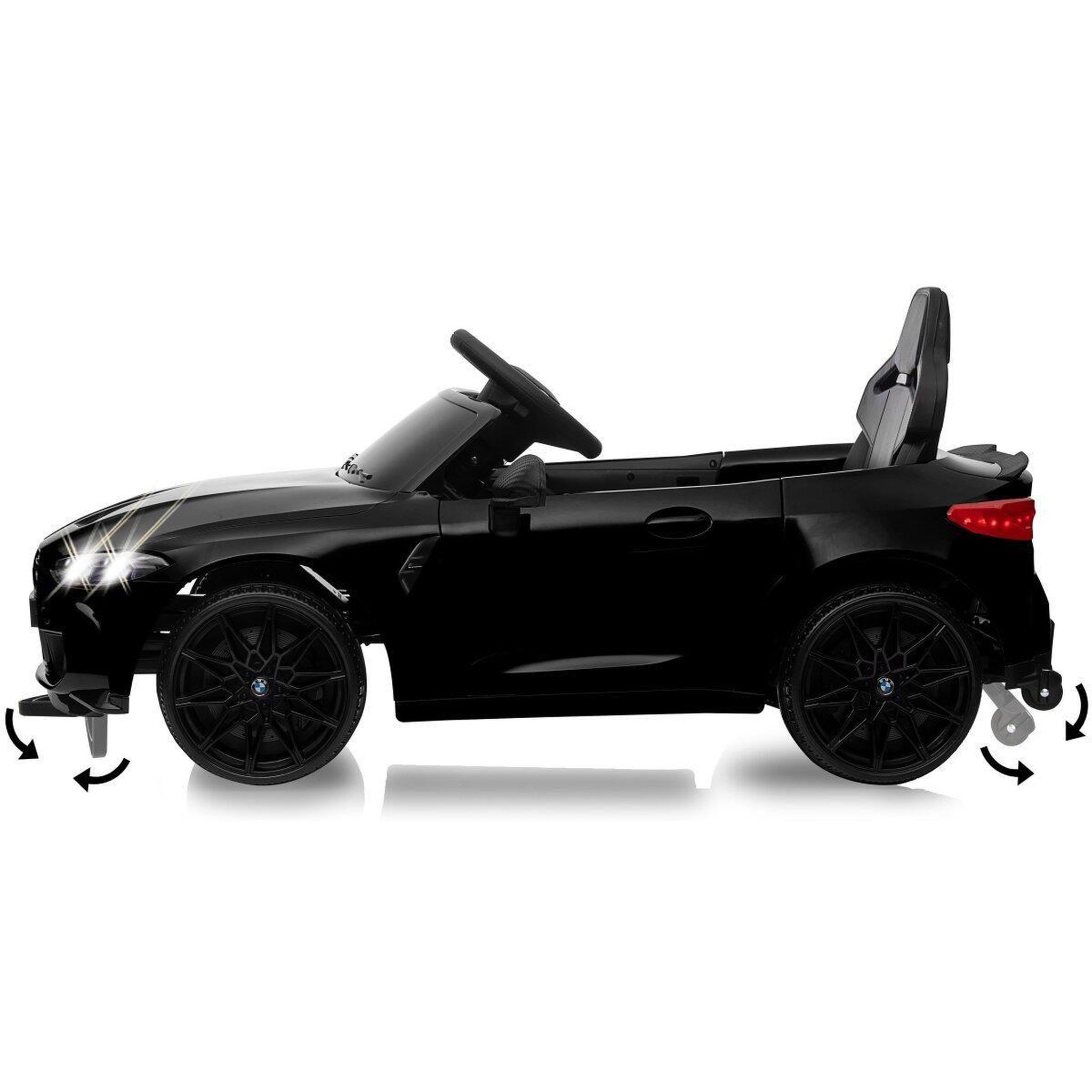 Voir la diapositive 2 : Jamara Ride-on bmw m4 noir 2,4ghz li-power 12.6