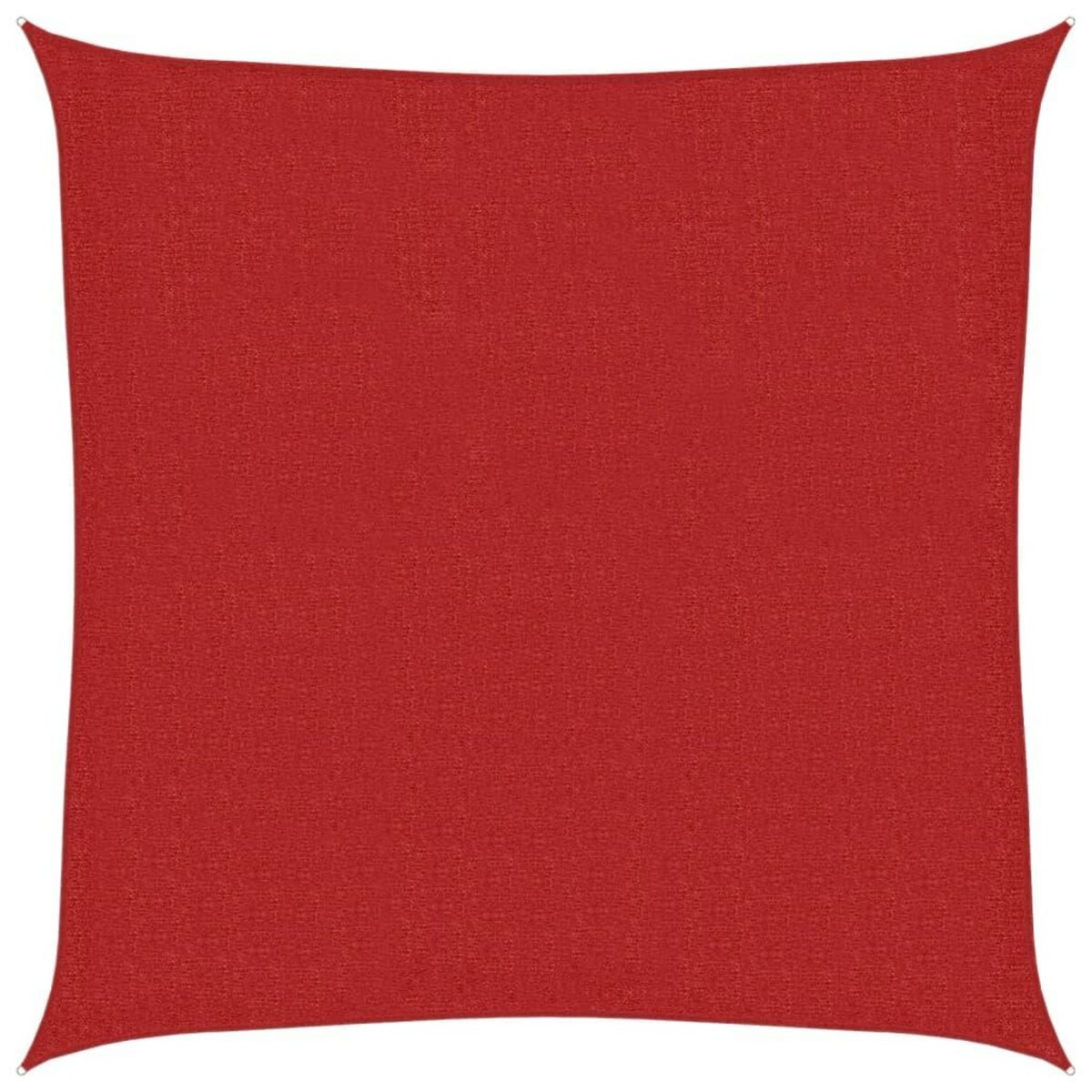 VIDAXL Voile d'ombrage 160 g/m^2 Rouge 2x2 m PEHD