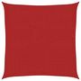 Voir la diapositive 2 : VIDAXL Voile d'ombrage 160 g/m^2 Rouge 2x2 m PEHD