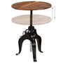 Voir la diapositive 3 : VIDAXL Table de bar Bois de recuperation massif 75x(76-110) cm