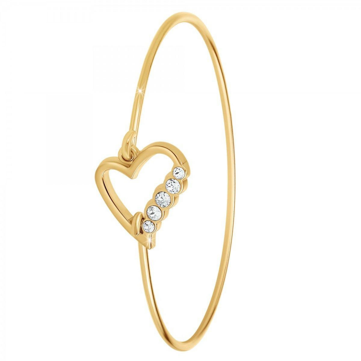 SC BOHEME Bracelet coeur SC Bohème orné de Cristaux scintillants