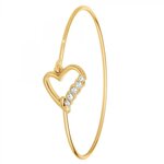 SC BOHEME Bracelet coeur SC Bohème orné de Cristaux scintillants