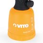 Voir la diapositive 4 : VITO Rechaud gaz piezo 1100W Piezo Coque ABS Rechaud camping pour cartouche gaz 190g VITO