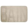 Voir la diapositive 1 : Paris Prix Tapis de Bain Microfibre  Relief  45x75cm Taupe