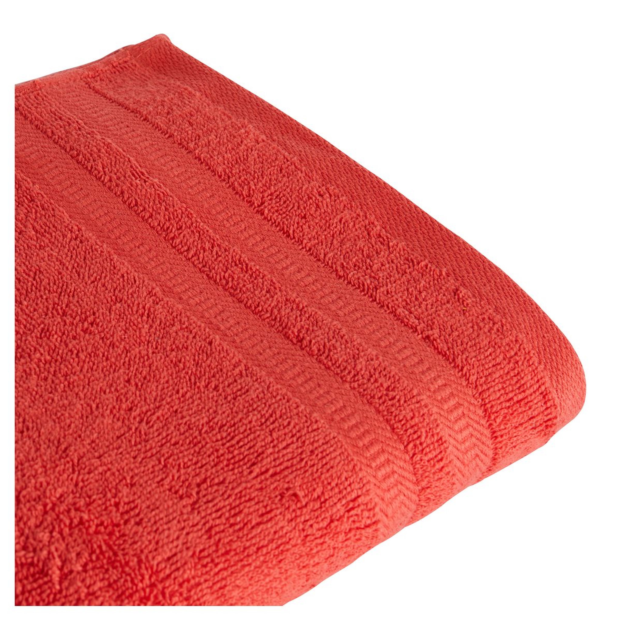 Voir la diapositive 2 : ACTUEL Serviette invité unie en coton 450 g/m²