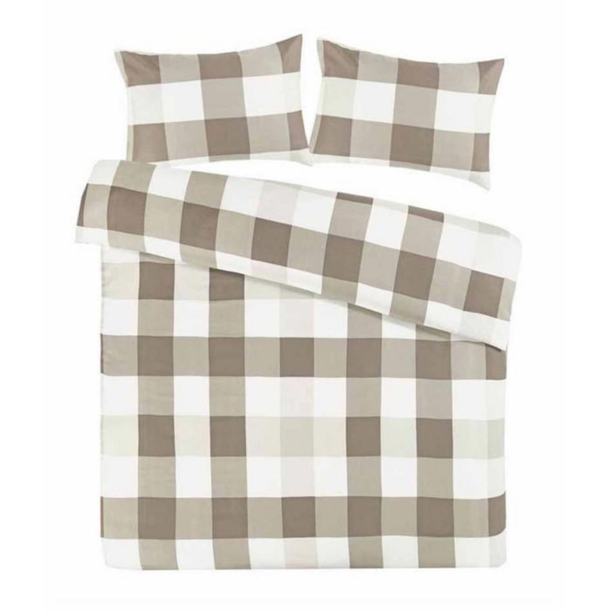 Paris Prix Parure de Lit 3 Pièces  Nevada  240x220cm Taupe