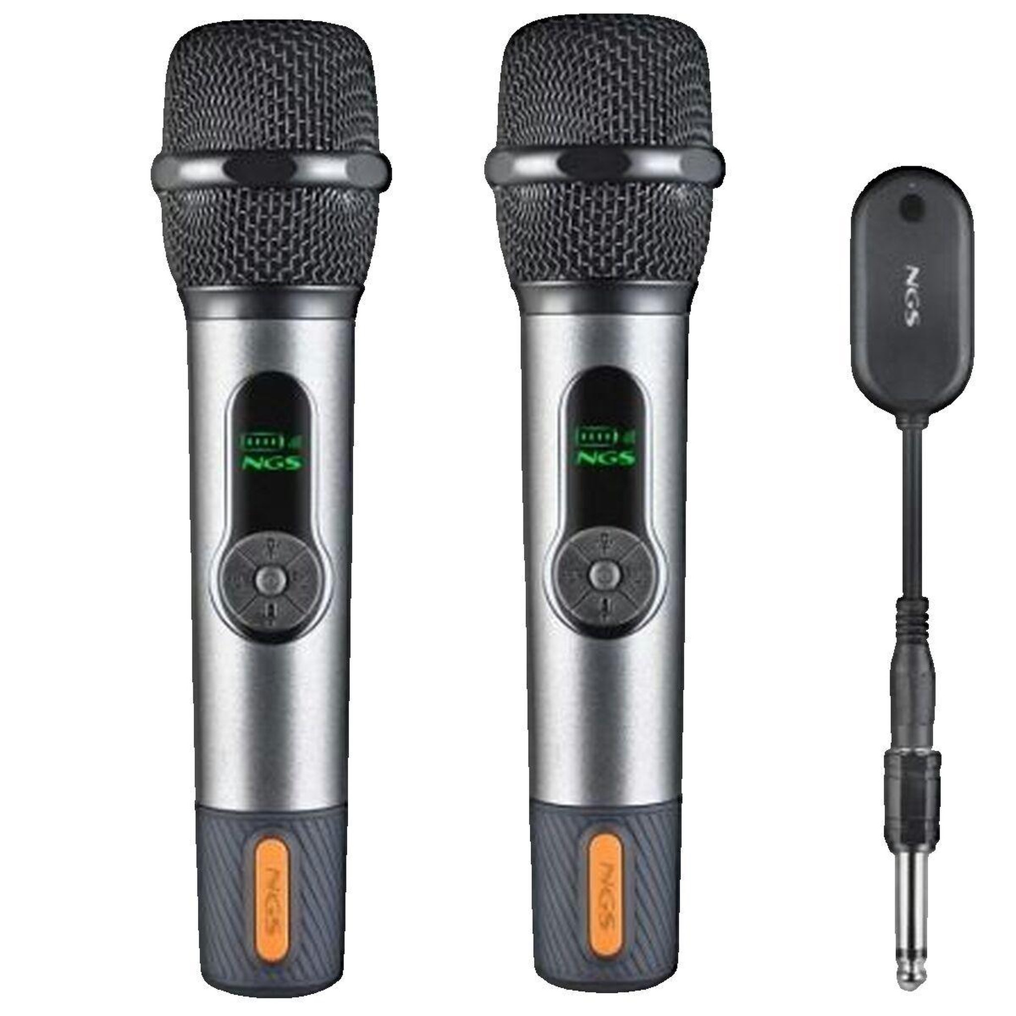 NGS Microphone NGS SINGERSTARDUO sans fil 2.4 GHz noir