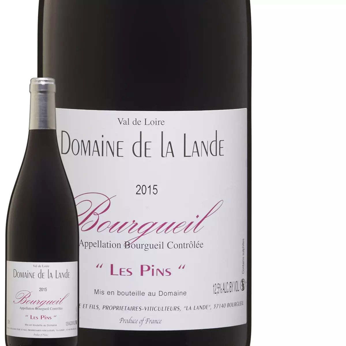 Domaine De La Lande Les Pins Bourgueil Rouge 2015 75cl