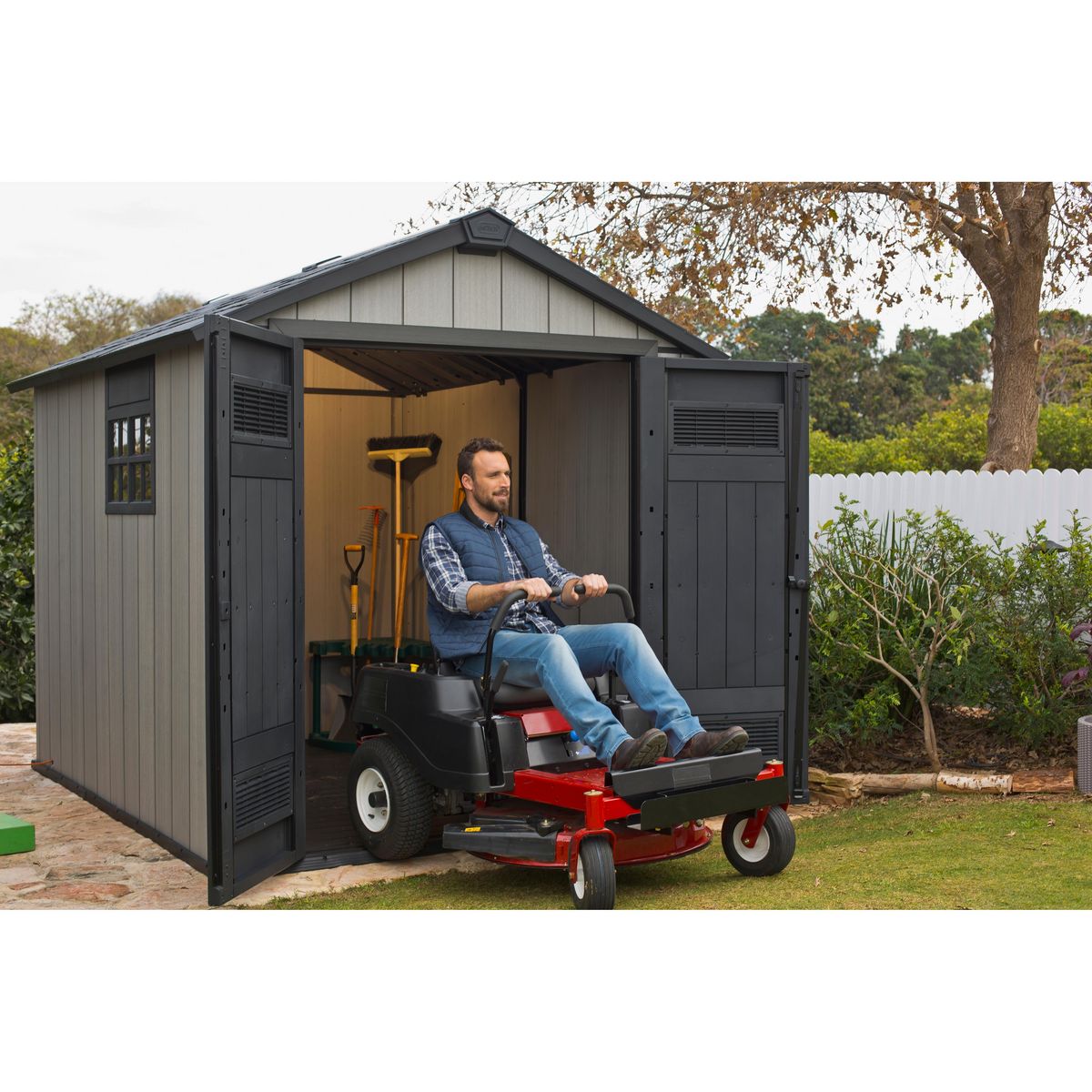 KETER Abri de jardin résine - 5,24m² - OAKLAND