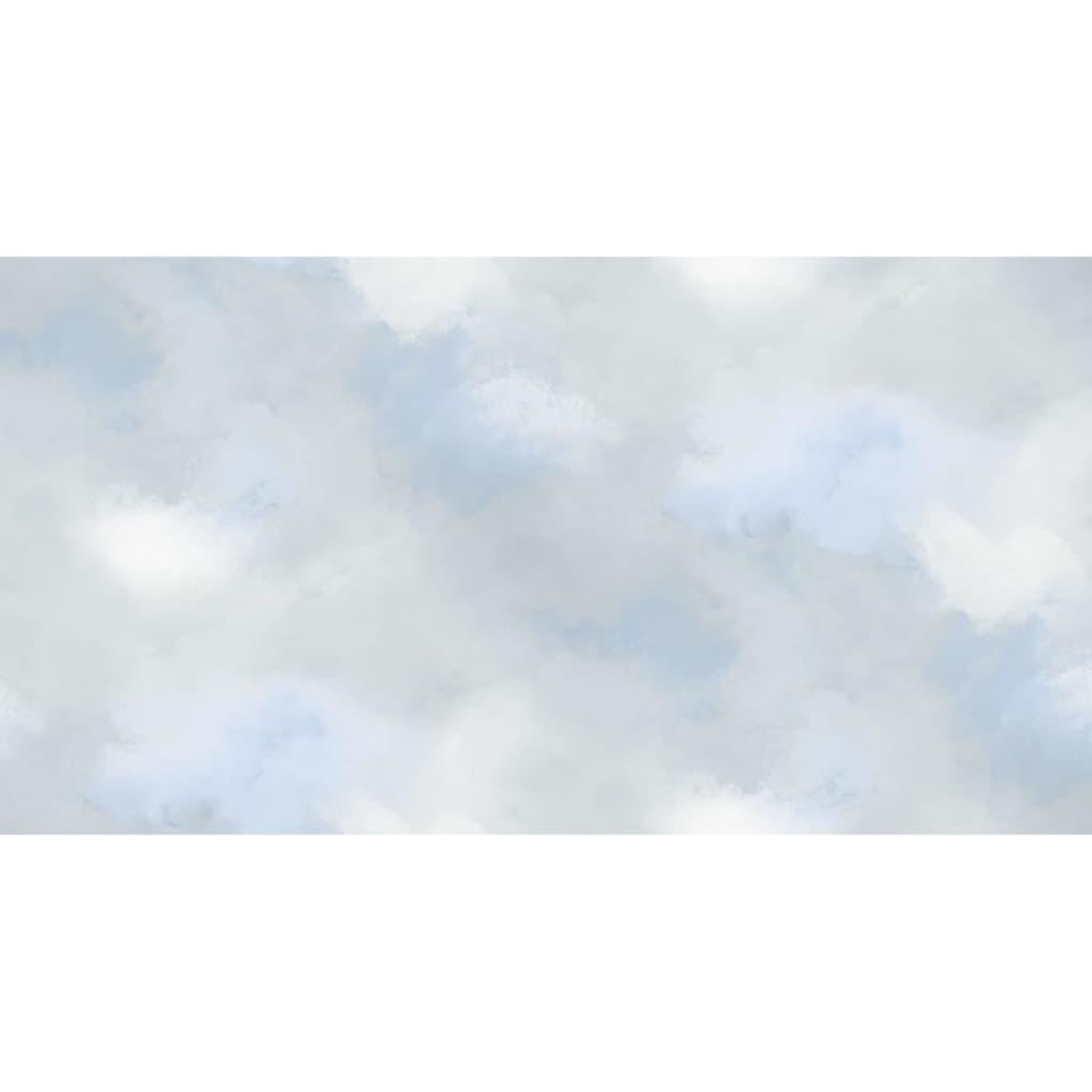 Voir la diapositive 2 : Noordwand Noordwand Papier peint Good Vibes Paint Clouds Bleu et gris