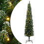 Voir la diapositive 1 : VIDAXL Sapin de Noël artificiel mince 300 LED 240 cm