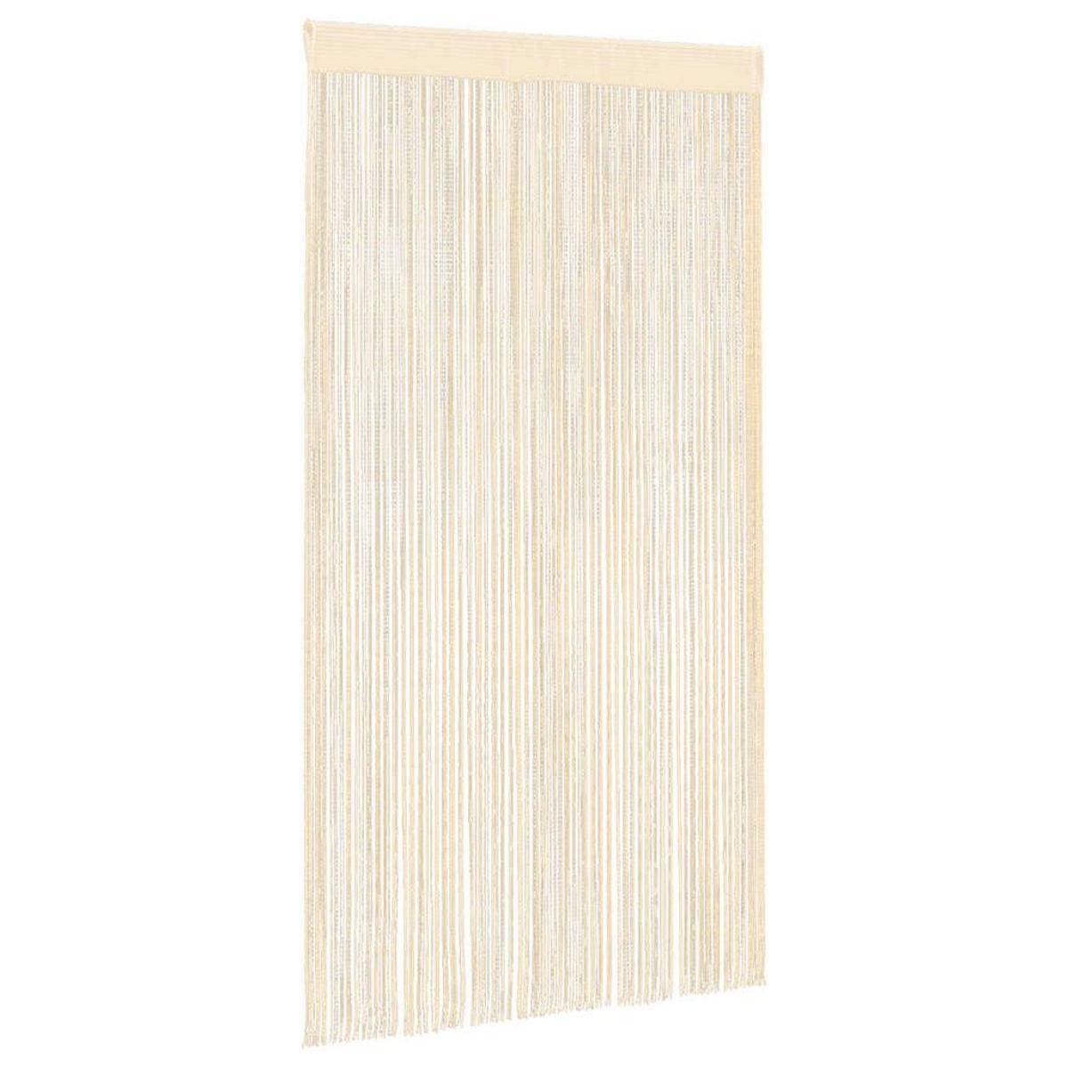 VIDAXL Rideau en fils 2 pcs 100 x 250 cm Creme