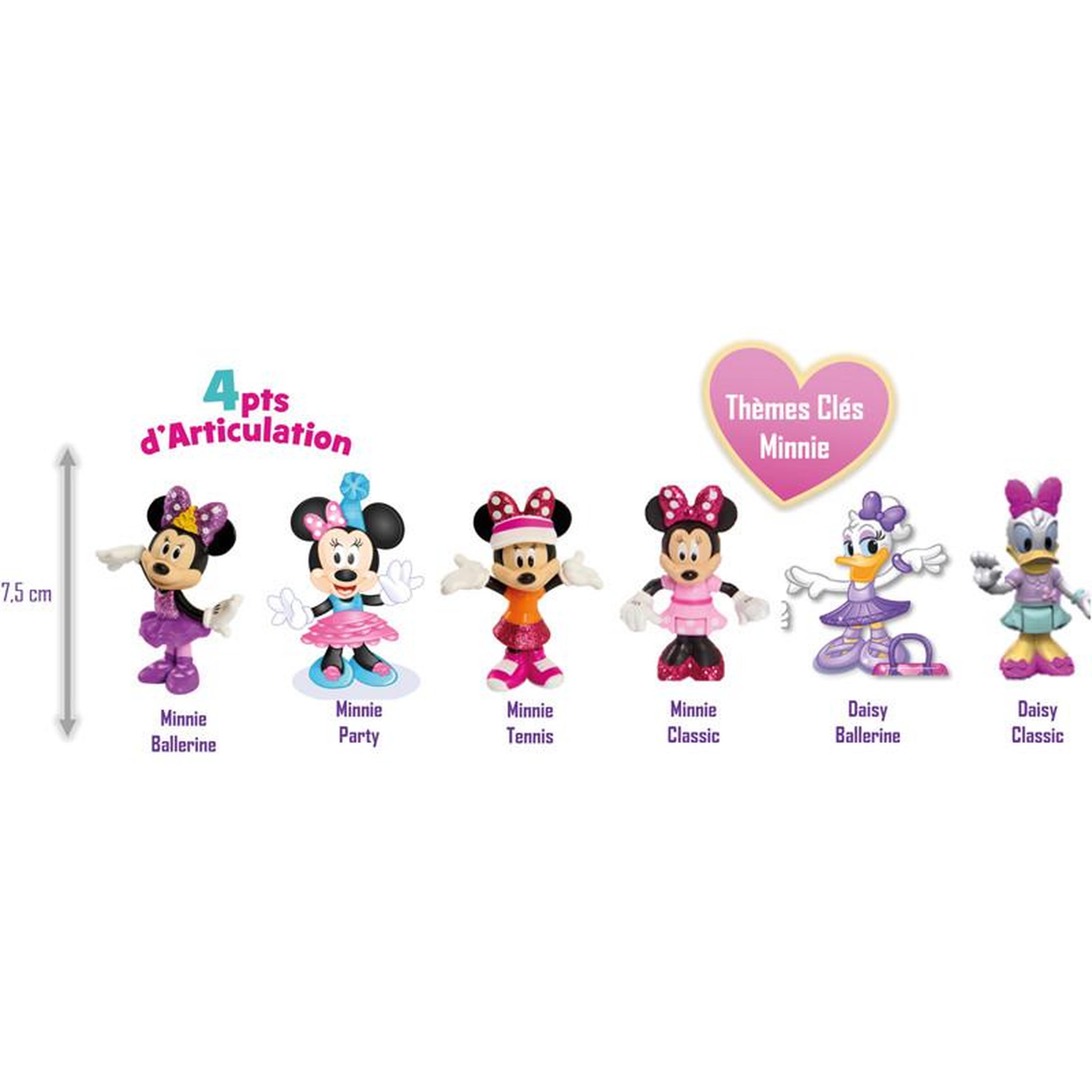 Voir la diapositive 3 : GP TOYS FIG 7.5CM ARTICULE MINNIE ASS* GP TOYS GPTMCN16