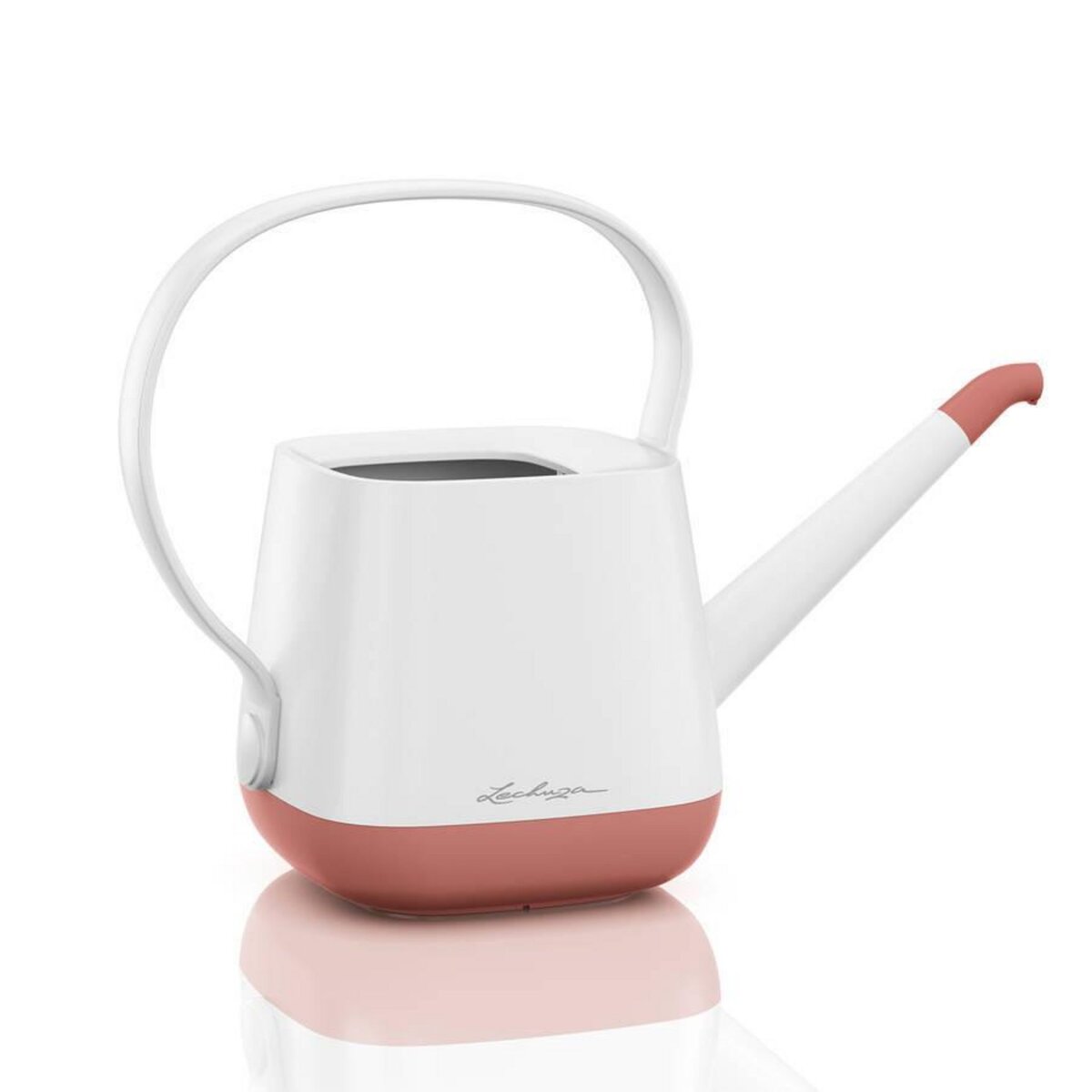 LECHUZA Yula Arrosoir, blanc/rose poudré satiné