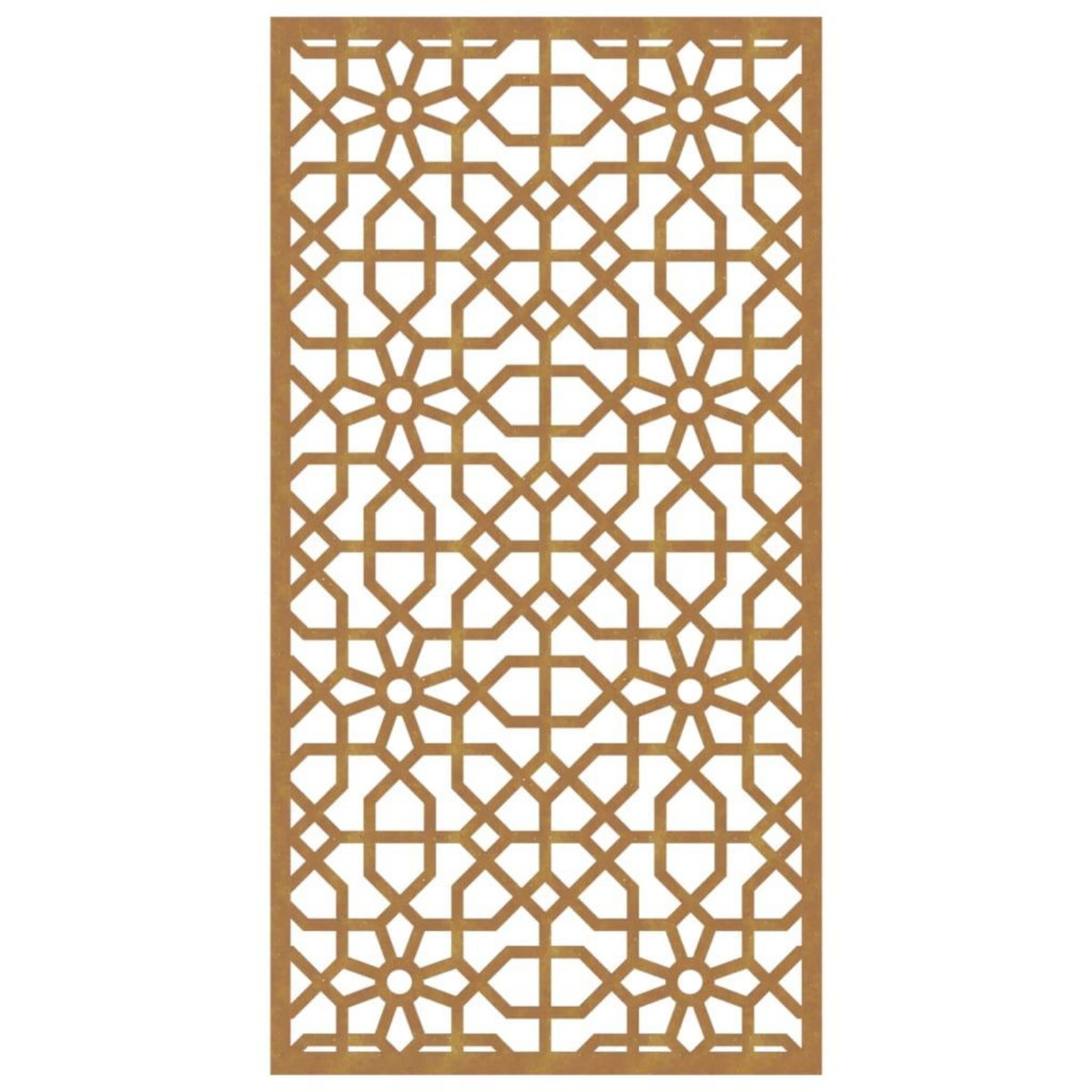 VIDAXL Decoration murale jardin 105x55cm acier corten design mauresque