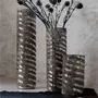 Paris Prix Vase Design en Verre  Lignes  26cm Argent