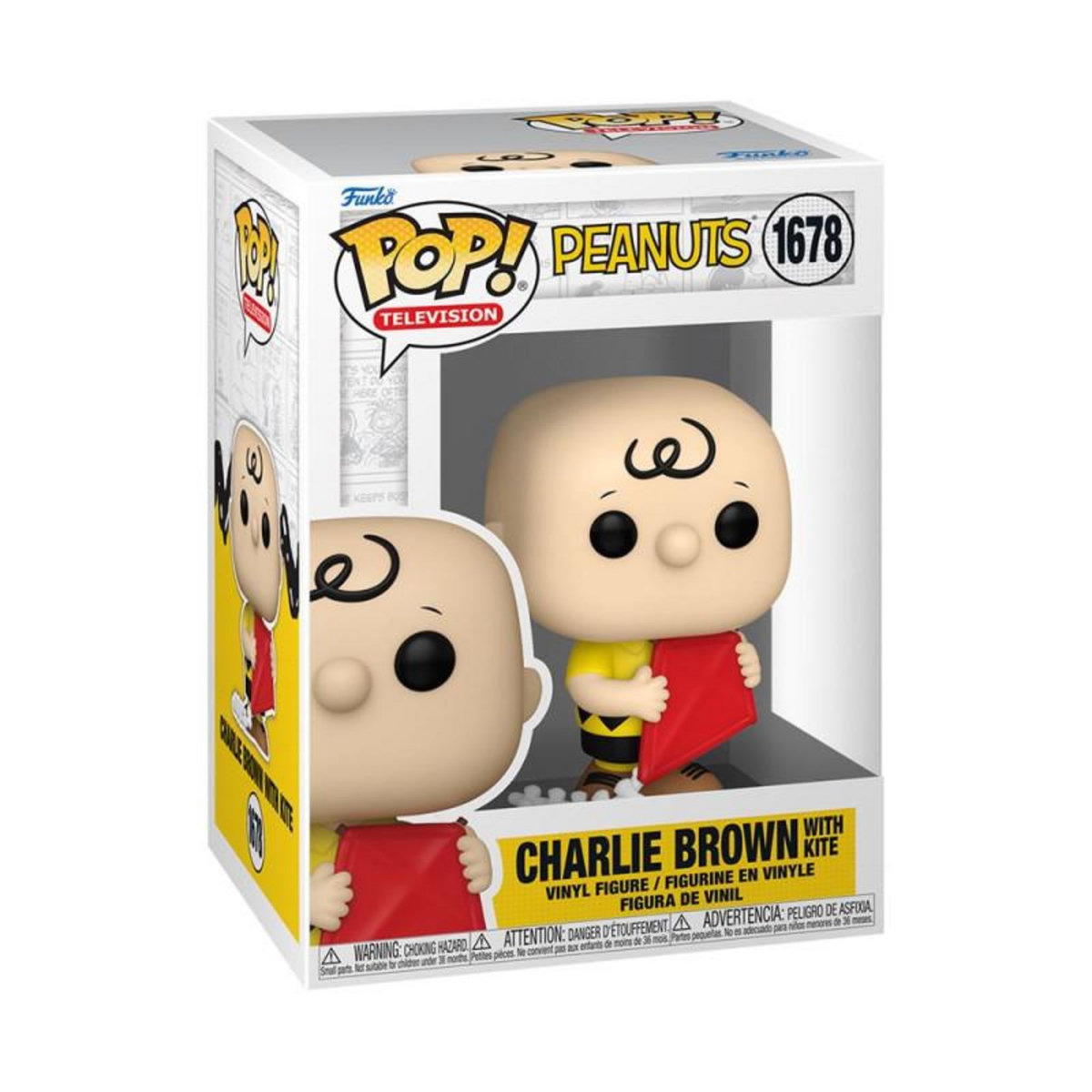Funko Figurine Funko Pop Animation Peanuts S7 Charlie Brown with Kite