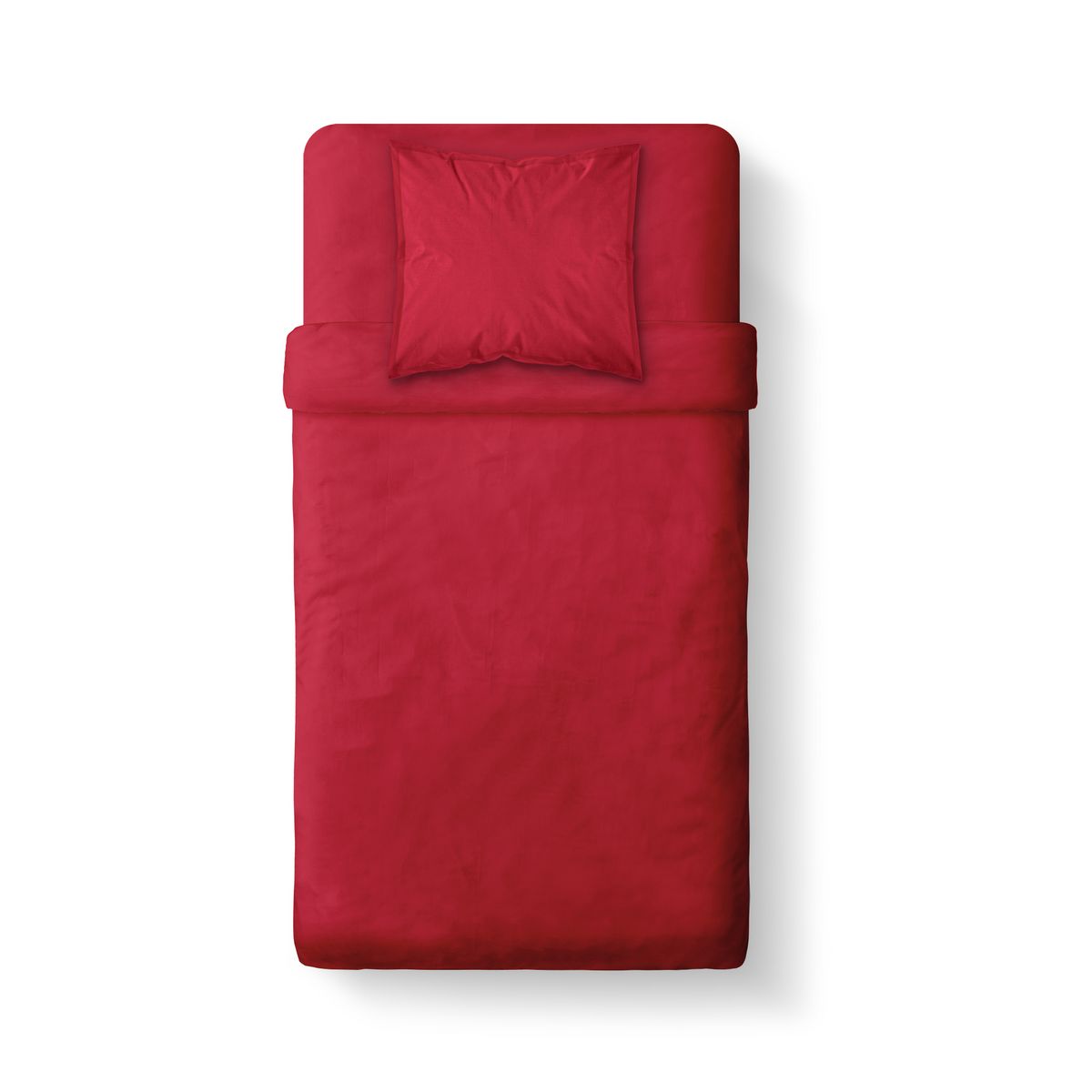 TODAY Housse de couette unie coton 57 fils