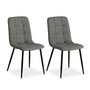 Voir la diapositive 1 : HomeStyle4U Chaise de salle à manger lot 2 chaises