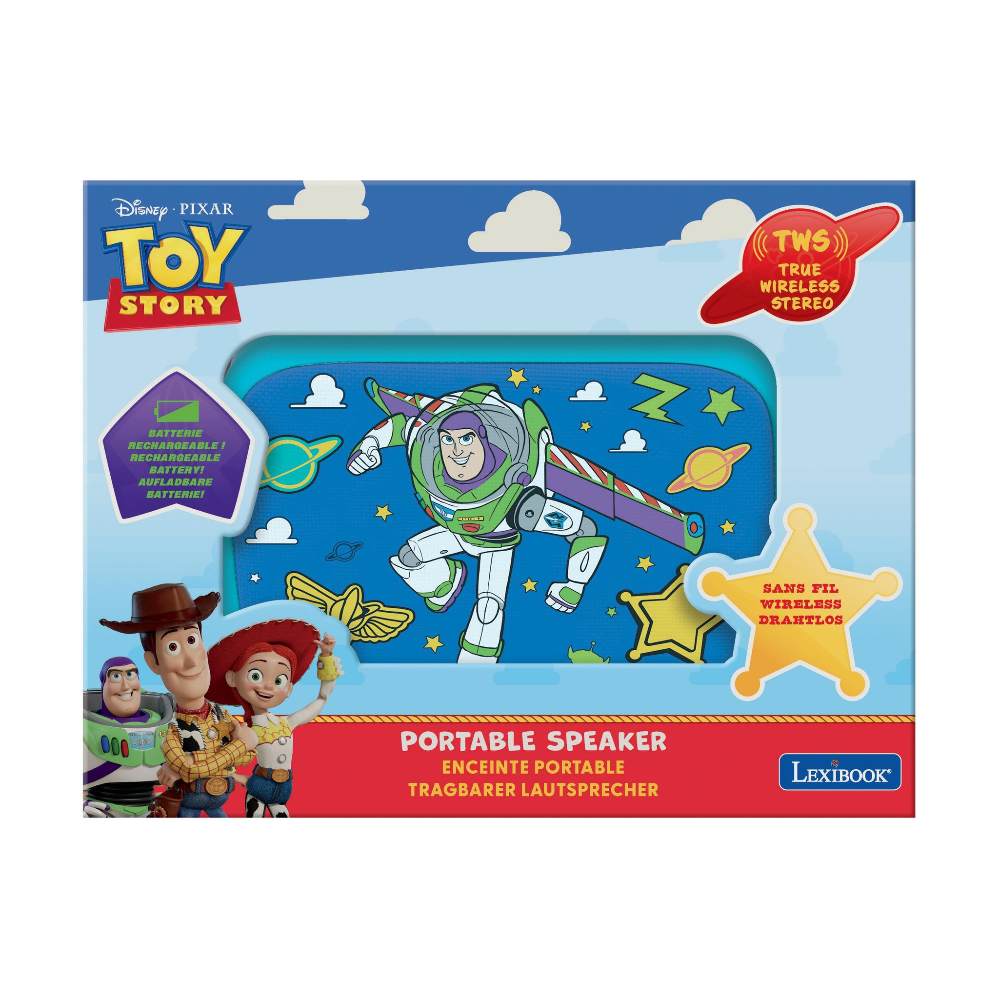 Voir la diapositive 3 : Lexibook Enceinte Bluetooth Portable Toy Story