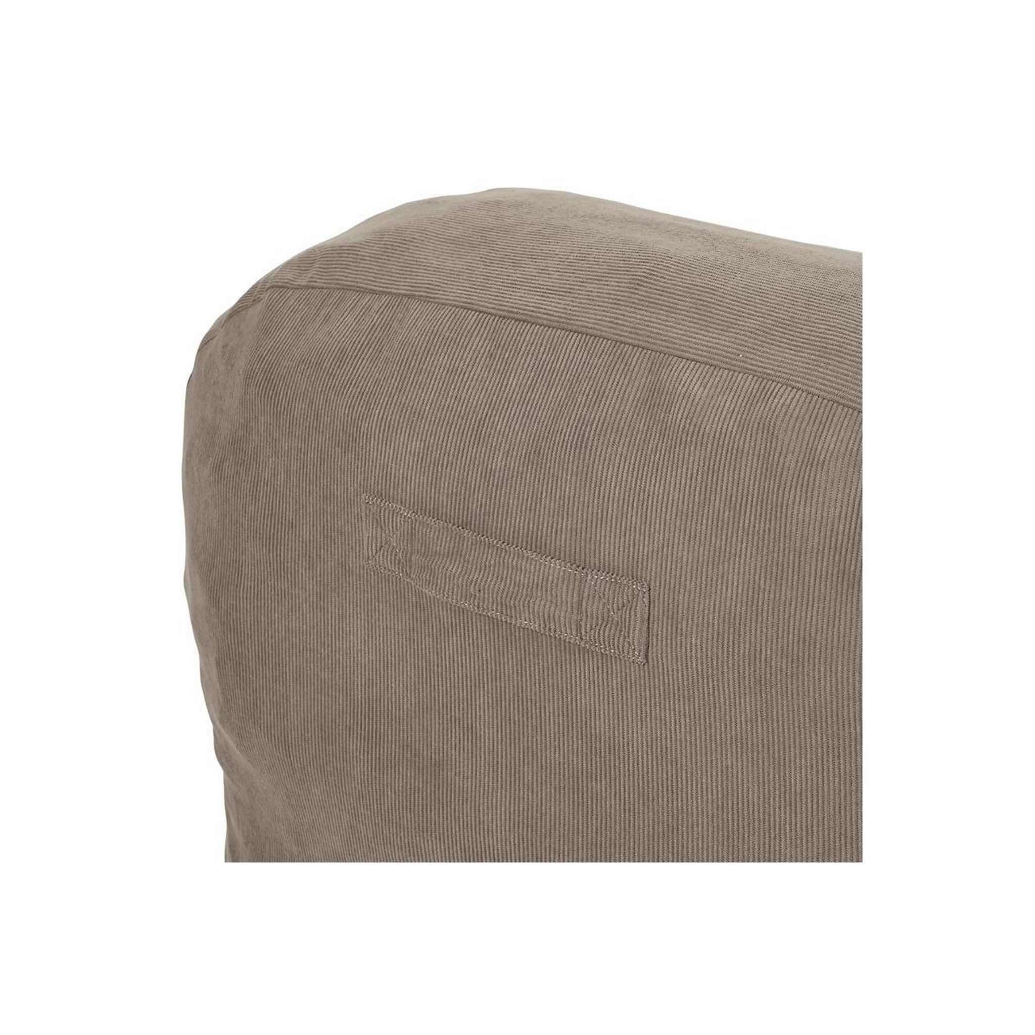 Voir la diapositive 6 : The Home Deco Factory Fauteuil compressé côtelé  jules  85cm taupe