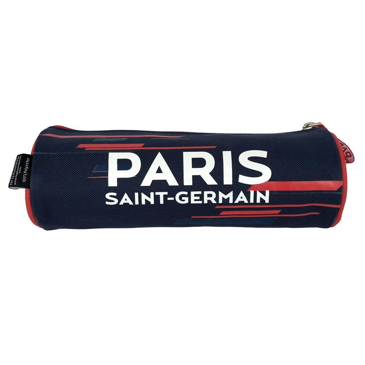 Trousse ronde bleue et rouge PSG