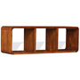 Voir la diapositive 3 : VIDAXL Meuble TV Bois massif avec finition miel 120 x 30 x 40 cm